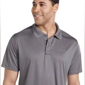 Carhartt Mn’s Sz Small Force Sun Defender Rlxed Fit Lghtwght SSlve Polo in Steel